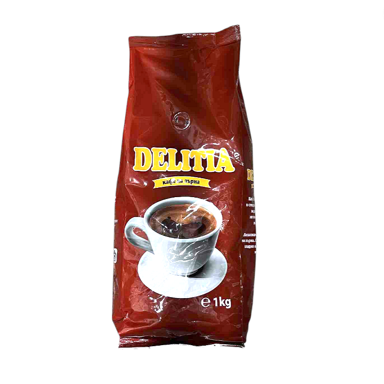 Кафе на зърна Delitia Вендинг, 1кг - Ekspreso.bg
