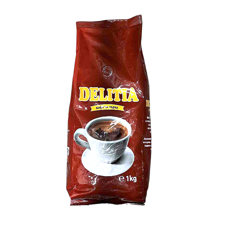 Delitia Кафе на зърна Delitia Вендинг, 6x1кг | Промо пакет